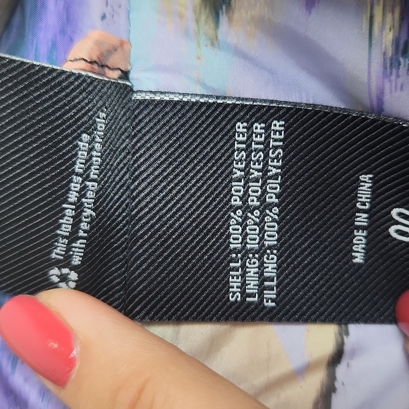 Happy Camper By Torrid‎ Colorful Abstract Women's Jacket - Picture 8 of 9